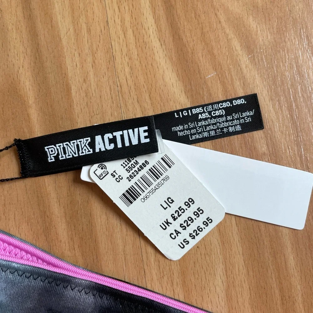 NWT Victoria’s Secret PINK Active Reversible Hipster Gym to Swim Shorties